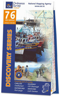 Wandelkaart 76 Discovery Carlow / Kilkenny / Waterford / Wexford | Ordnance Survey Ireland