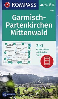 Wandelkaart 790 Garmisch-Partenkirchen , Mittenwald | Kompass