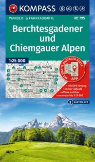 Wandelkaart 795 Berchtesgadener und Chiemgauer | 3 Kaarten-set | Kompass