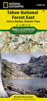 Wandelkaart 805 Tahoe National Forest East - Sierra Buttes, Donner Pass | National Geographic