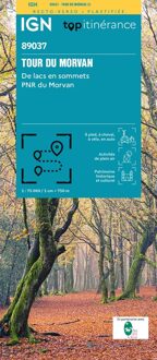 Wandelkaart 89037 Tour du Morvan | IGN - Institut Géographique National
