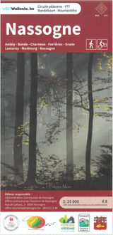 Wandelkaart 90 Au pays de Nassogne | NGI - Nationaal Geografisch Instituut