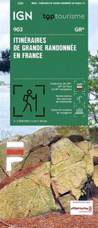 Wandelkaart 903 Découverte de la France Frankrijk GR routes - overzicht | itinéraires de grande randonnée | IGN - Institut Géographique National