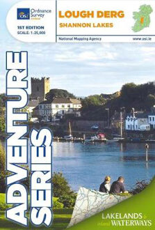 Wandelkaart Adventure Series Lough Derg Shannon Lakes | Ordnance Survey Ireland