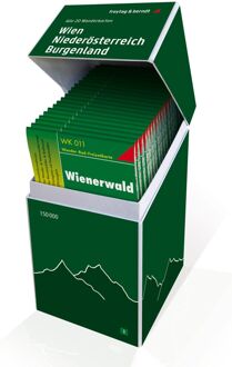 Wandelkaart BOX1 Wenen - Niederösterreich - Burgenland set met 20 wandelkaarten | Freytag & Berndt
