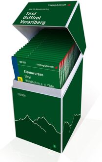 Wandelkaart BOX5 Tirol - Osttirol - Vorarlberg set met 19 wandelkaarten | Freytag & Berndt
