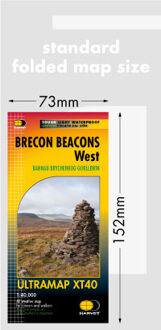 Wandelkaart Brecon Beacons West | Harvey Maps