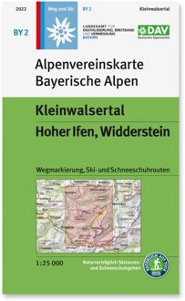 Wandelkaart BY2 Alpenvereinskarte Bayerische Alpen - Kleinwalsertal | Alpenverein