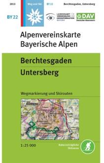 Wandelkaart BY22 Berchtesgaden - Untersberg weg+ski | Alpenverein