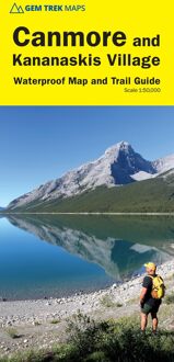 Wandelkaart Canmore / Kananaskis village | Gem Trek Maps