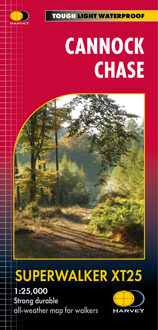 Wandelkaart Cannock Chase XT25 | Harvey Maps