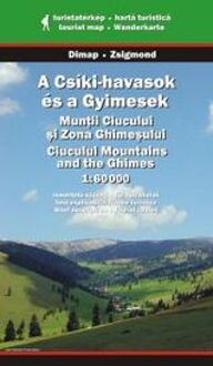 Wandelkaart Ciucului Mountains and the Ghimes | Dimap
