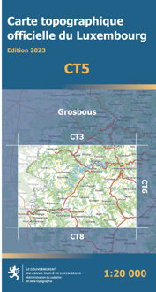 Wandelkaart CT05 CT LUX Grosbous | Topografische dienst Luxemburg
