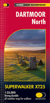 Wandelkaart Dartmoor Noord | Harvey Maps