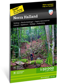 Wandelkaart - Fietskaart Terrängkartor Norra Halland - westkust Zweden | Zweden | Calazo