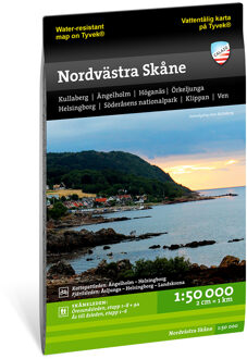 Wandelkaart - Fietskaart Terrängkartor Skåne Nordvästra - Skane noordwest | Zweden | Calazo