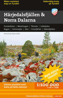Wandelkaart Fjällkartor 1:100.000 Härjedalsfjällen & norra Dalarna | Zweden | Calazo