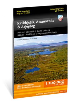 Wandelkaart Fjällkartor 1:100.000 Kvikkjokk, Ammarnäs & Arjeplog | Zweden | Calazo