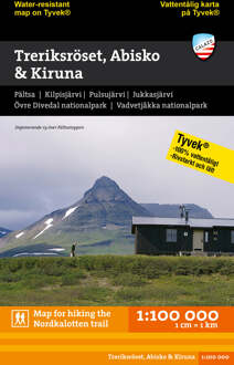 Wandelkaart Fjällkartor 1:100.000 Treriksröset, Abisko & Kiruna | Zweden | Calazo