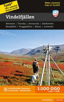 Wandelkaart Fjällkartor 1:100.000 Vindelfjällen | Zweden | Calazo