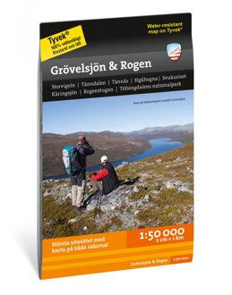 Wandelkaart Fjällkartor 1:50.000 Grövelsjön - Rogen | Zweden | Calazo