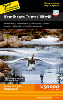 Wandelkaart Fjällkartor 1:50.000 Kemihaara Tuntsa Värriö | UKK-Pad E10 | Finland | Calazo