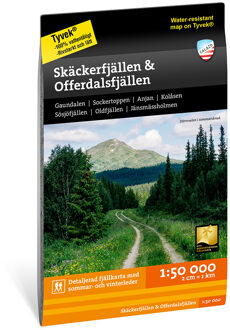 Wandelkaart Fjällkartor 1:50.000 Skäckerfjällen - Offerdalsfjällen | Zweden | Calazo