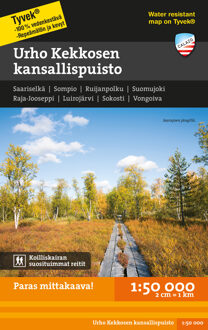 Wandelkaart Fjällkartor 1:50.000 Urho Kekkosen kansallispuisto | Finland | Calazo