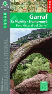 Wandelkaart Garraf - La Morella - Eramprunya - PN del Garraf | Editorial Alpina