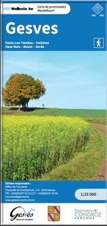 Wandelkaart Gesves | NGI - Nationaal Geografisch Instituut