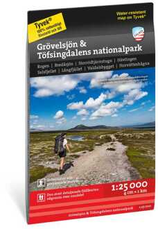 Wandelkaart Hoyfjellskart Grövelsjön & Töfsingdalens nationalpark | Zweden | Calazo