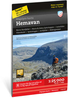 Wandelkaart Hoyfjellskart Hemavan | Zweden | Calazo