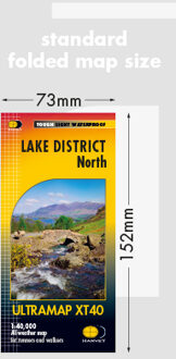 Wandelkaart Lake District Noord | Harvey Maps