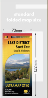 Wandelkaart Lake District South East - Zuid Oost XT40 ultra | Harvey Maps