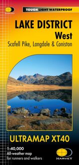 Wandelkaart Lake District West XT40 ultra | Harvey Maps