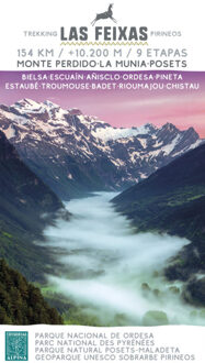 Wandelkaart Las Feixas - trekking Pyrenées - 154km - 9 ét. Monte Perdido | Editorial Alpina