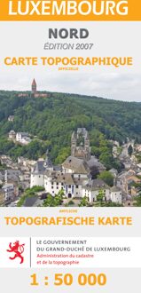 Wandelkaart Luxembourg Nord - Luxemburg Noord | | Topografische dienst Luxemburg