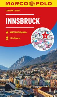 Wandelkaart Marco Polo Cityplan Innsbruck | MairDumont