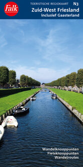 Wandelkaart N3 Zuid-West Friesland / Gaasterland | Falk