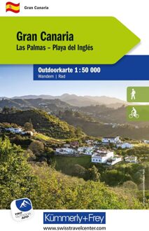 Wandelkaart Outdoorkarte Gran Canaria | Kümmerly & Frey