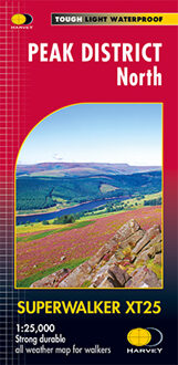 Wandelkaart Peak District Noord | Harvey Maps