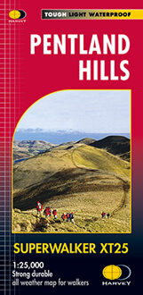 Wandelkaart Pentland Hills | Harvey Maps