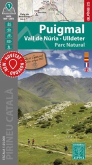 Wandelkaart Puigmal / Vall de Núria / Ulldeter carte&guide de rand. | Editorial Alpina