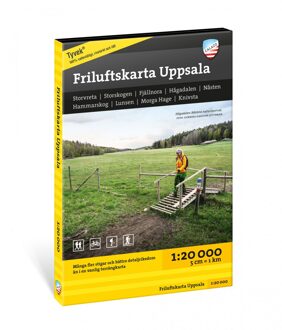 Wandelkaart Stikart Uppsala | Zweden | Calazo