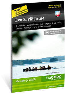 Wandelkaart Terrängkartor Evo & Päijänne | Finland | Calazo