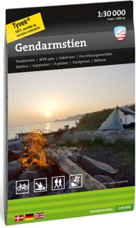 Wandelkaart Terrängkartor Gendarmstien - Gendarmepad | Denemarken | Calazo
