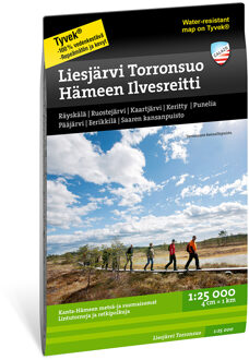 Wandelkaart Terrängkartor Liesjärvi Torronsuo Hämeen Ilvesreitti | Finland | Calazo