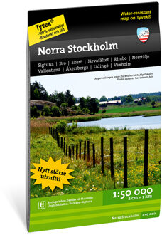 Wandelkaart Terrängkartor Norra Stockholm | Zweden | Calazo