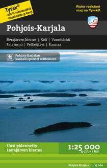 Wandelkaart Terrängkartor Pohjois-Karjala | Finland | Calazo