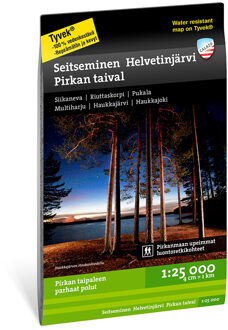 Wandelkaart Terrängkartor Seitseminen Helvetinjärvi Pirkan taival | Finland | Calazo